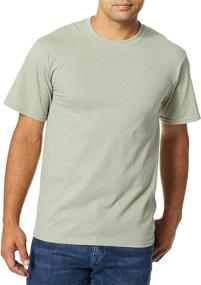 img 2 attached to 👕 Heavyweight Cotton Sleeve T-Shirt for Men: Superior Quality Clothing