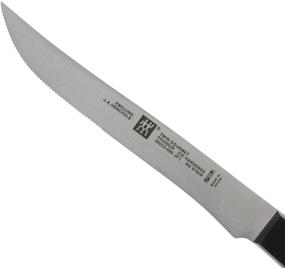 img 3 attached to 🔪 Premium ZWILLING 4 pc Black Steak Knife Set: Superior Quality and Precision