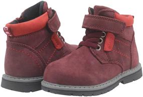 img 2 attached to Ahannie Classic Genuine Leather Adjustable Boys' Shoes in Boots