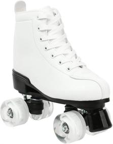 img 1 attached to Stylish Light-Up Roller Skates: Gets High-top Outdoor Skates for Adult Men & Women