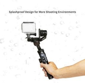 img 3 attached to FeiyuTech G6 Max: Ultimate 3-Axis Handheld Gimbal Stabilizer (G6 Plus Upgrade) for Mirrorless Cameras, GoPro, and iPhones – High Payload and Splash Proof
