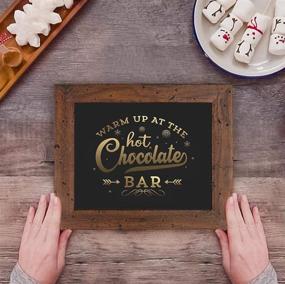 img 2 attached to 🍫 Deluxe Hot Chocolate Bar Kit with Sign Labels, Cup Tags, and Decorations - Perfect for Christmas Parties, New Year’s Eve, and Kids Birthdays