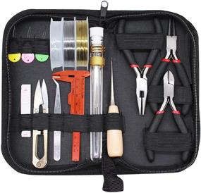 img 4 attached to 🔧 Jewelry Making Tools Kit: 24 Pcs Crafting Supplies for Repair, Earring Ring Beading & More - Monvict Tools