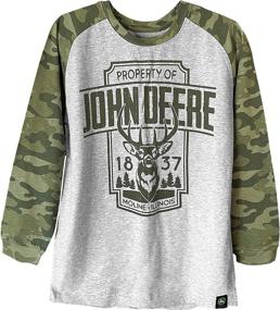 img 2 attached to John Deere Youth T Shirt Heather Boys' Clothing for Tops, Tees & Shirts