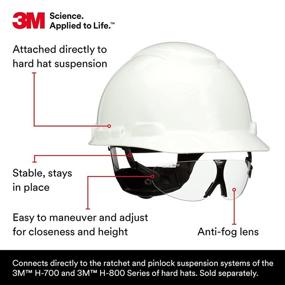 img 3 attached to Enhanced Eye Protection: 3M Integrated Anti-Fog Eyewear for Occupational Health & Safety