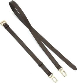 img 3 attached to Speedy Shoulder Strap: Adjustable Genuine Leather Replacement