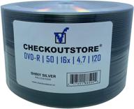 checkoutstore premium dvd r 4 7gb silver logo
