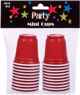 mini plastic party cups count logo