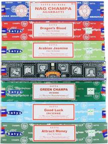 img 4 attached to Enhance Relaxation with Nag Champa Incense Stick Packs - Assorted Hand Rolled Fragrances for Meditation - Non-Toxic Home Fragrance Gift Pack - Set of 7 Aromas (Relaxation) - 15g