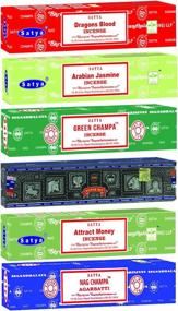 img 1 attached to Enhance Relaxation with Nag Champa Incense Stick Packs - Assorted Hand Rolled Fragrances for Meditation - Non-Toxic Home Fragrance Gift Pack - Set of 7 Aromas (Relaxation) - 15g