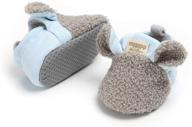 👶 cosankim unisex baby slippers with stay-on design, non-slip soft sole, ideal for newborns, toddlers, and first walkers logo