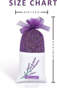 img 3 attached to STRN Lavender Scented Sachets: Fragrance Gift Set for Drawers and Closets (8 Packs)