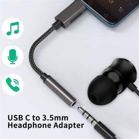 img 3 attached to Адаптер COOYA USB C на 3,5 мм аудиоразъем для Samsung S20 FE S21 5G OnePlus 8T