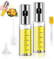 premium stainless steel oil sprayer dispenser with 100ml capacity - ideal for cooking, grilling, and salad dressings logo