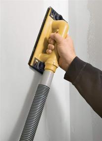 img 1 attached to Effortless Dust-Free Vacuum Sanding with 🔲 Hyde Tools 09165 6-Foot Drywall Hand Hose Sander