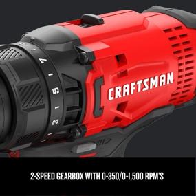 img 1 attached to 🔌 CRAFTSMAN CMCD700C1 Cordless Drill Driver: Powerfully Efficient and Versatile Tool