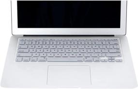 img 3 attached to 👍 MOSISO Silicone Keyboard Cover for MacBook Air 13 inch A1466 A1369 (2010-2017) & MacBook Pro 13/15 inch (with/Without Retina Display, 2015 or Older Version) - Silver