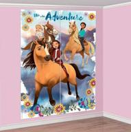 🎉 amscan spirit riding free scene setter: enhance party décor with photo props - multicolor, 65" x 59" - pack of 16 logo