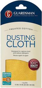 img 3 attached to 🧹 Enhanced Guardsman Wood Furniture Dusting Cloths - 1 Premium Treated Cloth - Captures Twice the Dust of Traditional Cloths, Specially Treated, No Sprays or Odors - Item 462100, Pack of 6