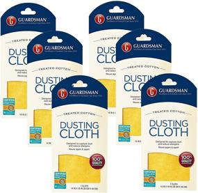 img 4 attached to 🧹 Enhanced Guardsman Wood Furniture Dusting Cloths - 1 Premium Treated Cloth - Captures Twice the Dust of Traditional Cloths, Specially Treated, No Sprays or Odors - Item 462100, Pack of 6