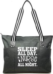 img 4 attached to 👜 Nursing Zippered Pocket Handbags & Wallets: Maximizing Convenience for Nurses