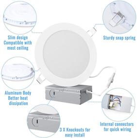 img 2 attached to 💡 SHINESTAR Dimmable Daylight Recessed Lighting