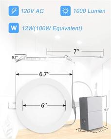 img 3 attached to 💡 SHINESTAR Dimmable Daylight Recessed Lighting