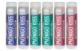 img 4 attached to 👄 MONGO KISS Shimmering Lip Balms (6 tubes) by Eco Lips: All-Natural, Organic Mongongo Oil Infused, Made in USA Lip Balms with Cotton Candy, Sherbet, and Blueberry Pie Flavors