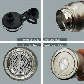 img 2 attached to LCPCX Double Layer Stainless BPA Free Removable