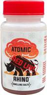 💥 intense energy boost: atomic rhino red line smelling salts - ultra strong aqua ammonia логотип