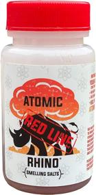 img 3 attached to 💥 Intense Energy Boost: Atomic Rhino Red Line Smelling Salts - Ultra Strong Aqua Ammonia