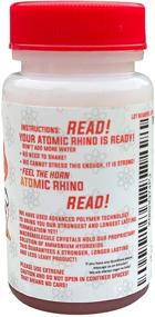 img 2 attached to 💥 Intense Energy Boost: Atomic Rhino Red Line Smelling Salts - Ultra Strong Aqua Ammonia