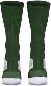 img 2 attached to Personalized Team Number Athletic Crew Socks by ChalkTalkSPORTS - Green, Customize Your Number