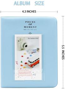 img 3 attached to Ablus 64 Pockets Mini Photo Album For Fujifilm Instax Mini 7S 8 8+ 9 25 26 50S 70 90 Instant Camera &Amp
