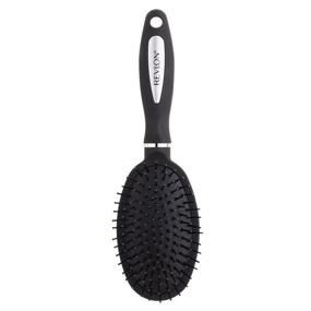 img 3 attached to 💆 Revlon Detangle & Smooth Black Cushion Hair Brush - Luxurious Tangle-Free Styling