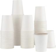 ☕ convenient 100 pack 5 ounce paper hot cups - ideal for bathrooms, espresso, mouthwash logo