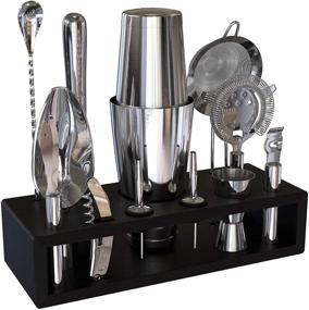 img 4 attached to Highball Chaser Beautiful Accessories Stainless Kitchen & Dining