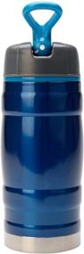 img 2 attached to 🌊 Bubba Hero Sport Kids 12 oz. Stainless Steel Water Bottle - Insulated, Flip-Up Straw, Blue