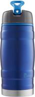 🌊 bubba hero sport kids 12 oz. stainless steel water bottle - insulated, flip-up straw, blue logo