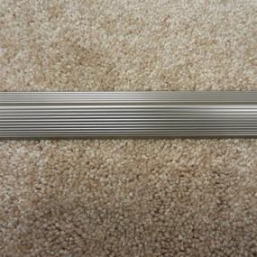 img 3 attached to 🛠️ M-D Building Products 43310: Fluted Stair Edging Transition Strip, 36" Length, Aluminum, Prefinished in Satin Nickel, 1"x1