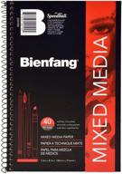 🎨 bienfang mixed media pad: versatile art pad for creating masterpieces, 5.5 x 8.5 inches logo