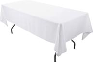 🌟 durable and easy-to-clean rectangle tablecloths in microfiber: resistant and washable логотип