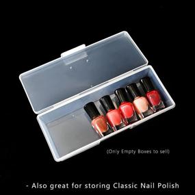 img 1 attached to 📦 Maryton Clear Box Storage Case: Organize Your Professional Pedicure Manicure Kit and Nail Supplies with Ease!