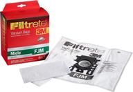 🧹 filtrete miele fjm synthetic vacuum bag, 6.2x3.2x8.2 inches, white логотип