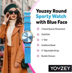 img 1 attached to Спортивные часы Youzey Sporty Watch Nylon Minimalist