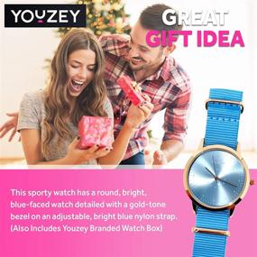 img 2 attached to Youzey Sporty Watch Nylon Minimalist