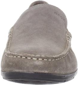 img 3 attached to Mens Geox Msimon1 Taupe Moccasin