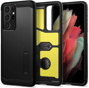 img 4 attached to 📱 Spigen Tough Armor Galaxy S21 Ultra Case (2021) - Black