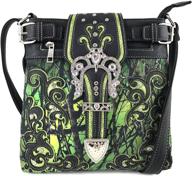 👜 women's shoulder bags: justin west camouflage rhinestone messenger handbags & wallets logo