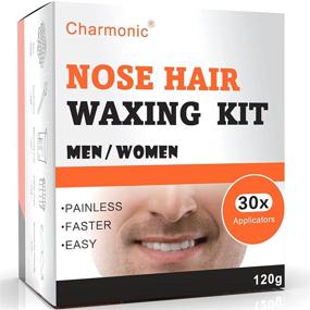 img 4 attached to 👃 Quick and Painless Nose Hair Removal: 120g Wax Nose Wax Kit with 30 Applicators for Men and Women - Includes Enough Accessories for 15-20 Times Usage